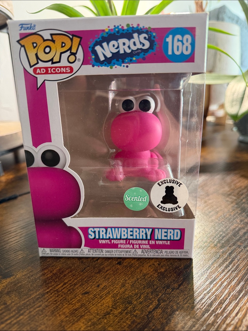 Funko Strawberry Nerd Pop! Vinyl Figure - Bright Pink